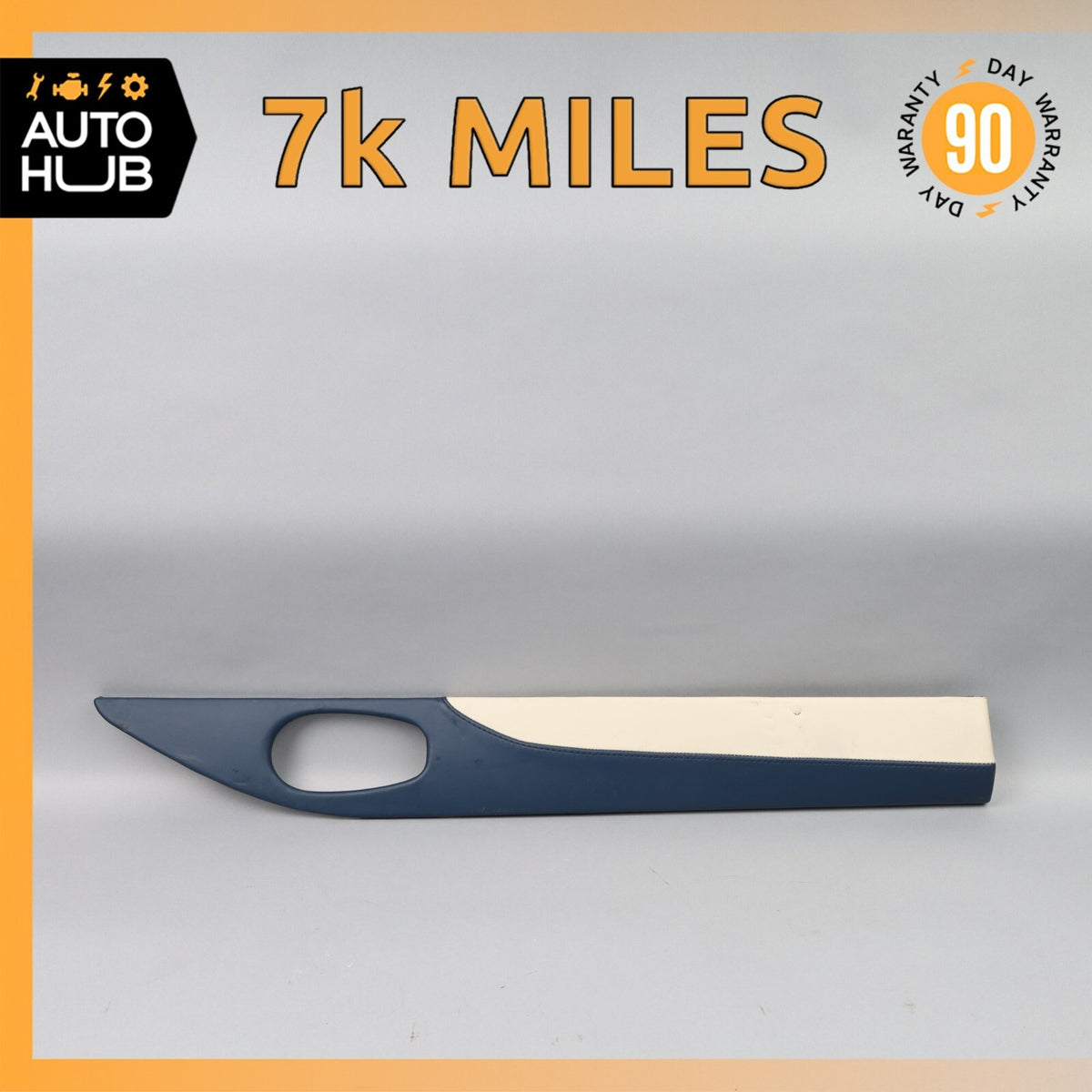 19-23 Aston Martin DB11 Right Side Center Console Trim Cover Blue OEM 7k MILES - photo 1