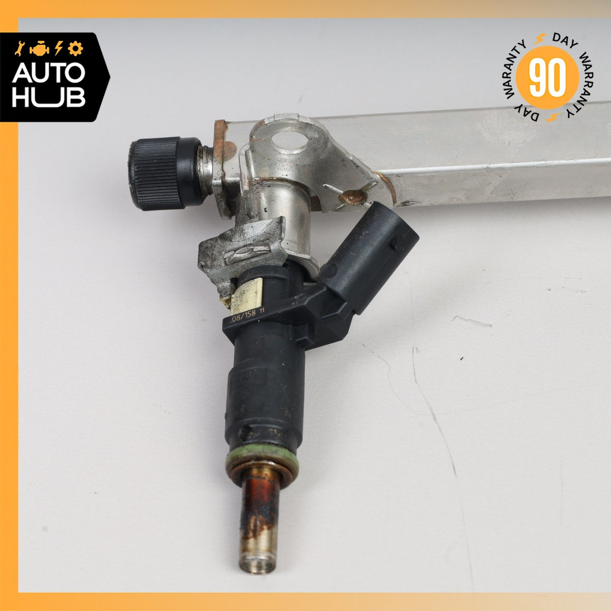 07-12 Mercedes R230 SL550 M273 Fuel Injection Rail With Fuel Injectors OEM - photo 13