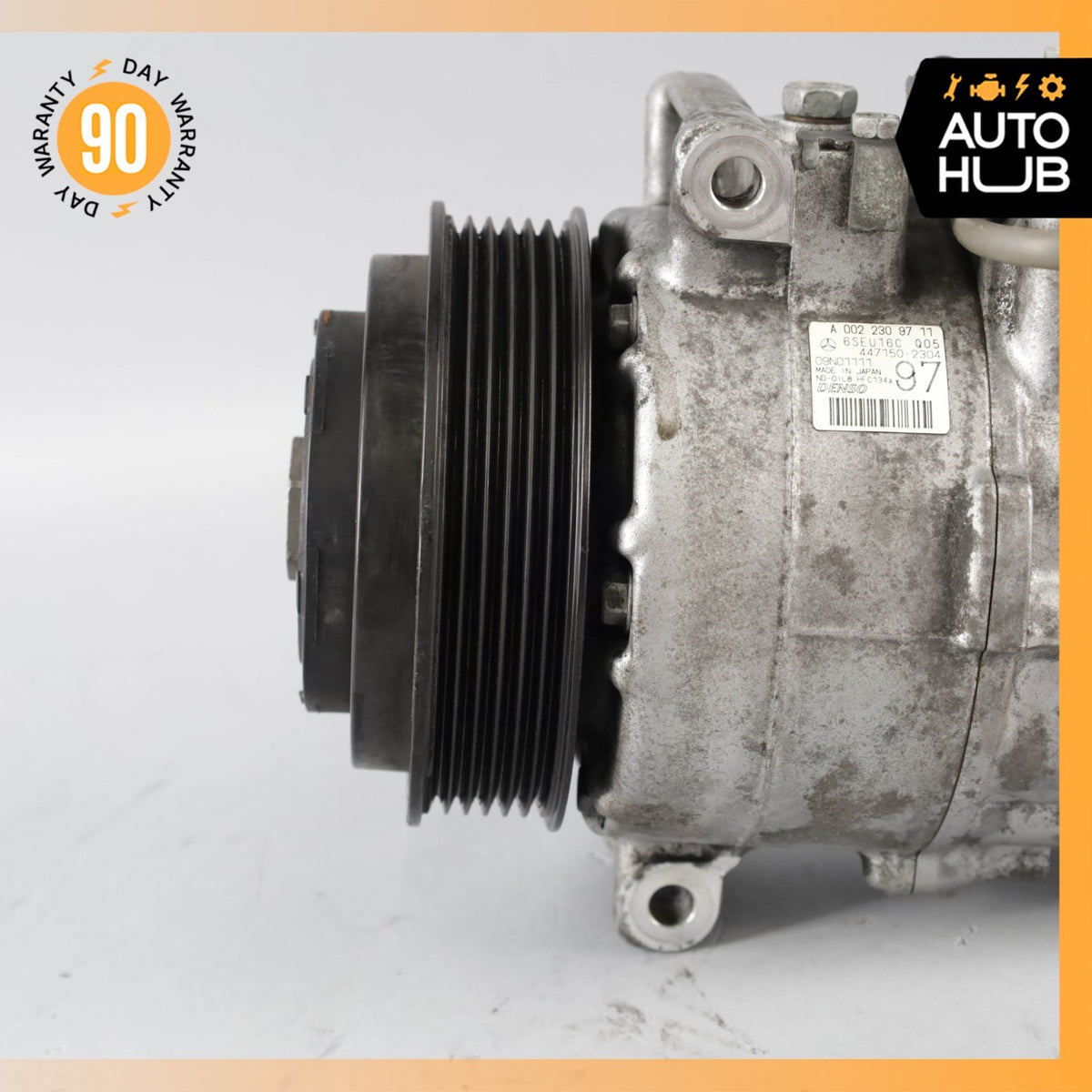 12-18 Mercedes W207 E550 A/C Air Conditioning Compressor 0022309711 OEM - photo 5