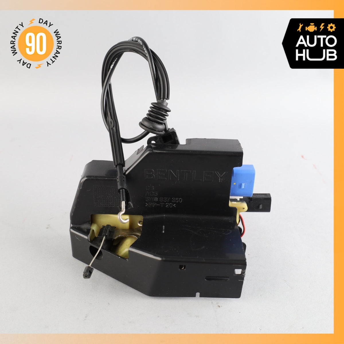 03-10 Bentley Continental GT Front Right Door Lock Latch Keyless Go OEM 73k - photo 2
