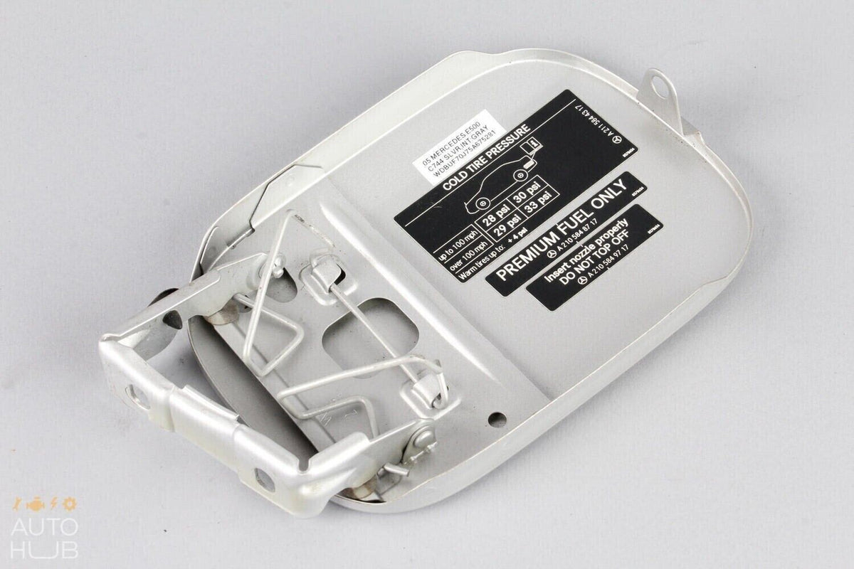 03-09 Mercedes W211 E500 E55 AMG E550 Sedan Fuel Gas Tank Lid Door OEM - photo 8