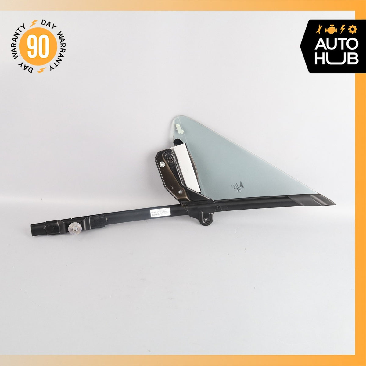 07-18 Bentley Continental GTC Front Right Side Door Vent Window Glass OEM - photo 14