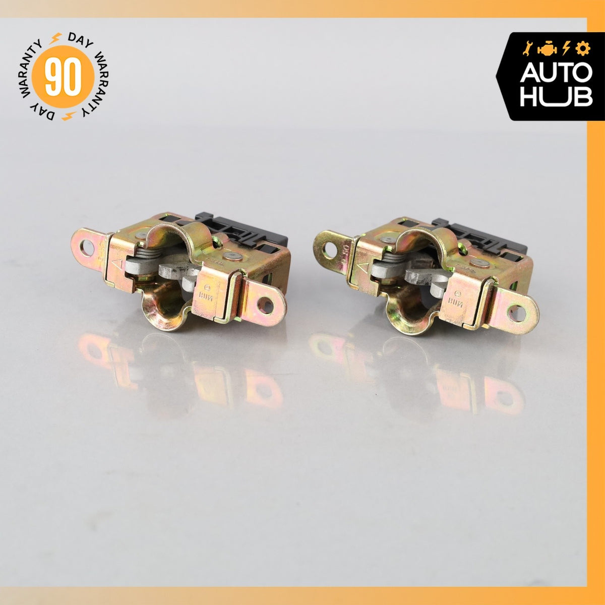 Mercedes R170 SLK320 Convertible Top Roof Lock Latch Actuator Set OEM - photo 2