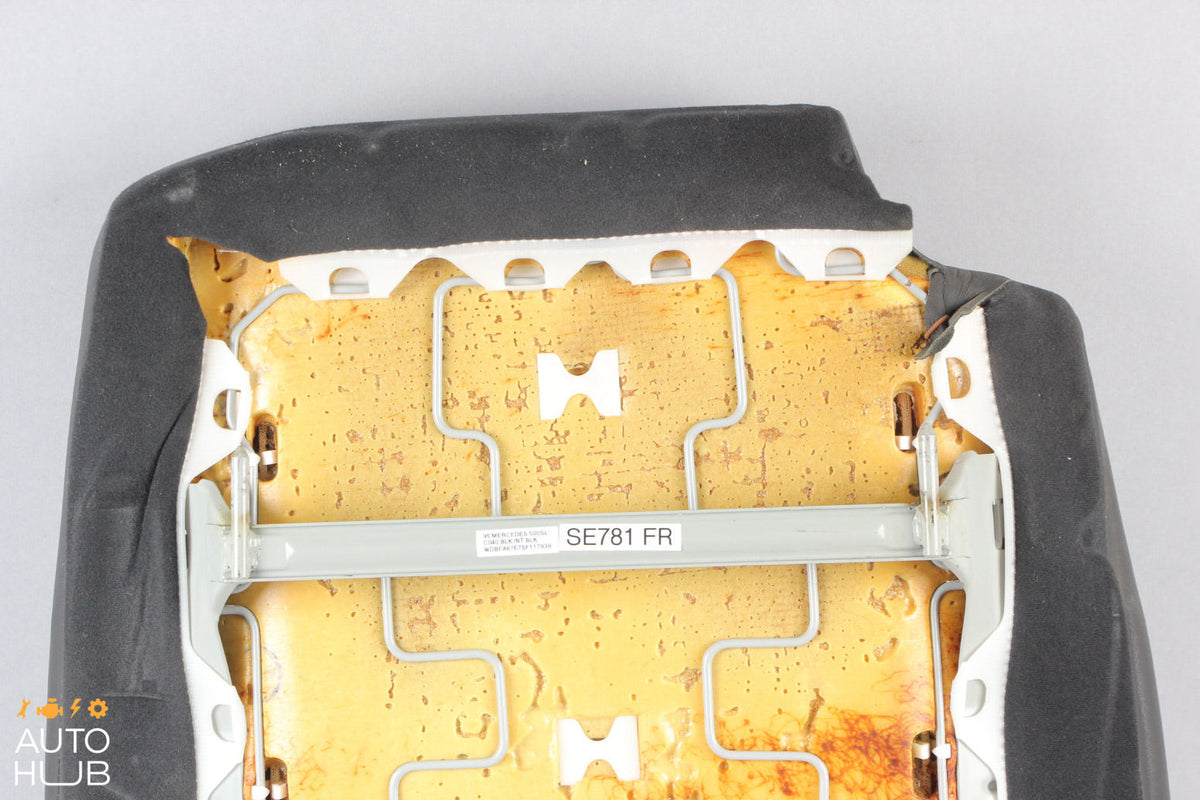 90-95 Mercedes R129 SL500 500SL Right Passenger Top Upper Seat Cushion Black OEM - photo 9