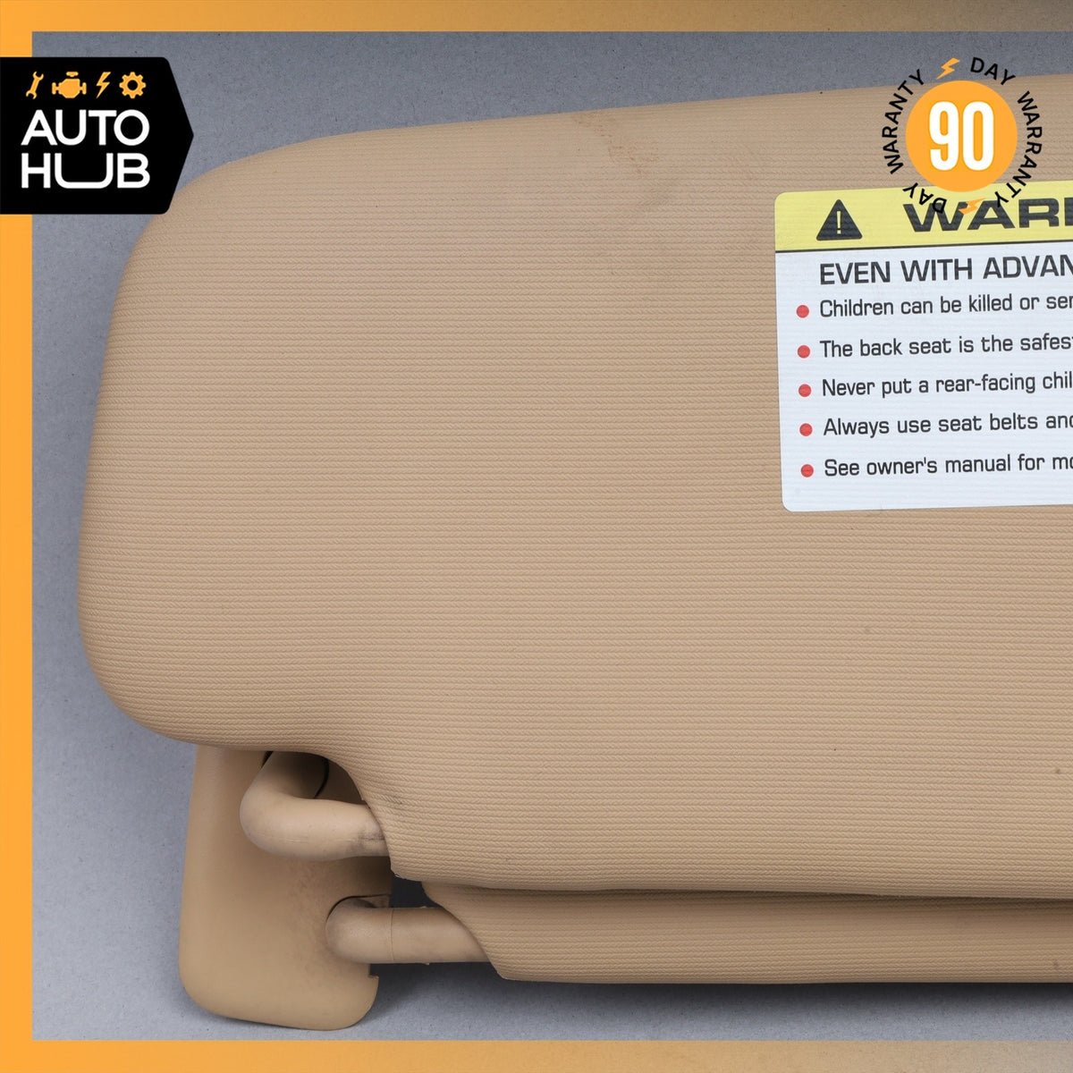 15-18 Porsche Cayenne 958 Sun Visor Sunvisor Front Left Luxor Beige OEM - photo 4