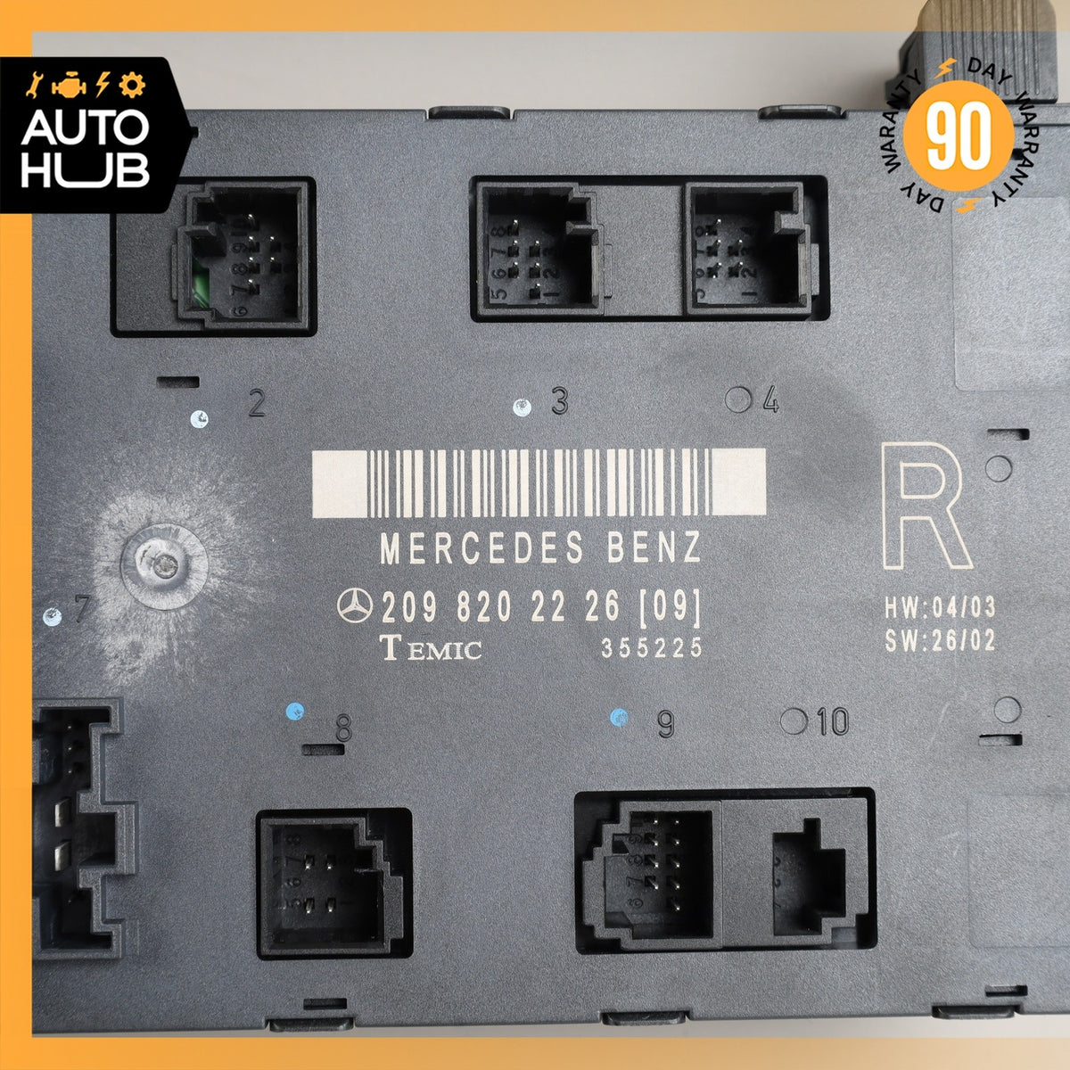 03-09 Mercedes W209 CLK350 CLK55 AMG Door Control Module Front Right Side OEM - photo 5
