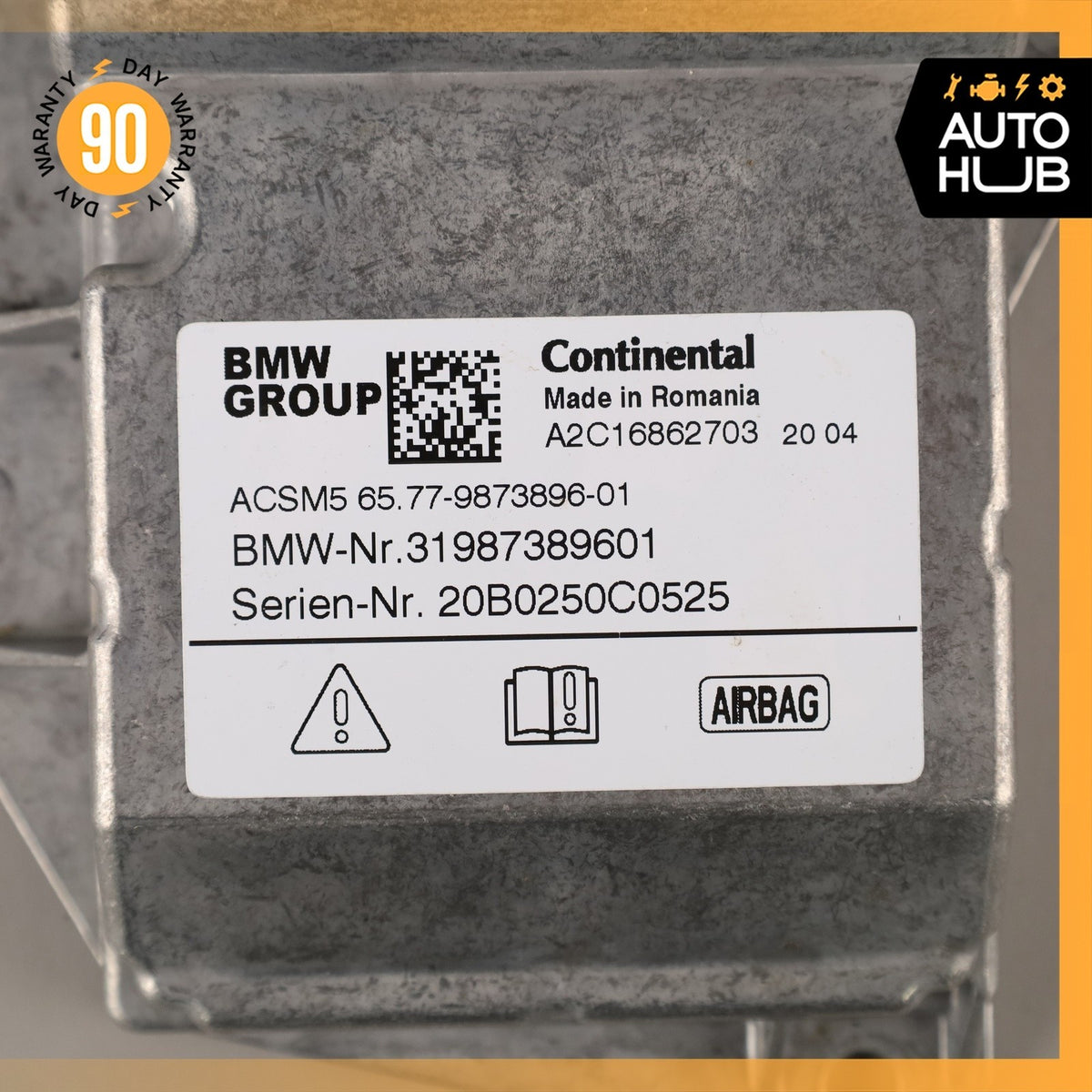 20-22 BMW F44 M235i 228i ACSM5 Airbag Air Bag Diagnostic Control Module OEM 42k - photo 9