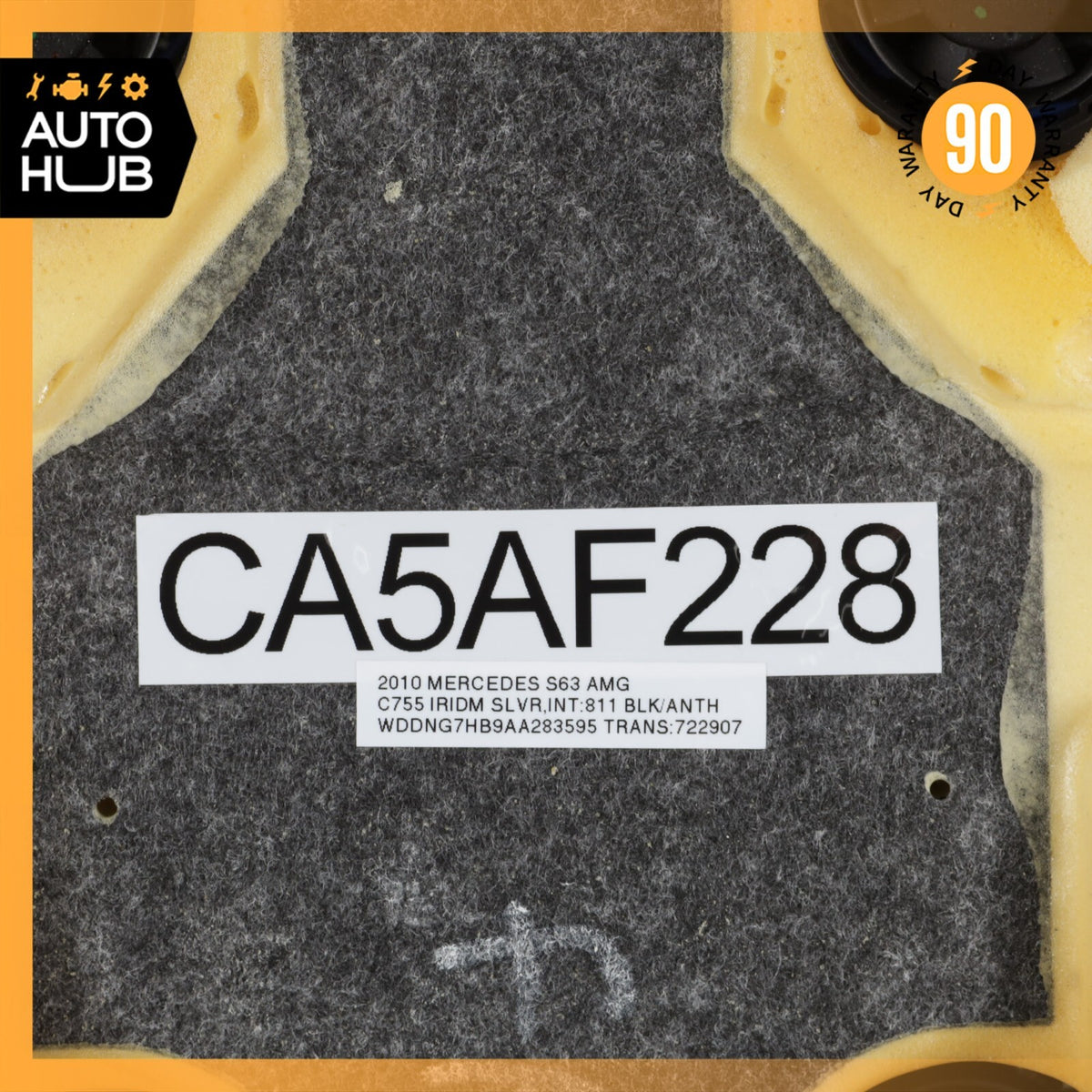 10-13 Mercedes W221 S63 AMG Front Right Passenger Seat Cushion Lower Bottom OEM - photo 18