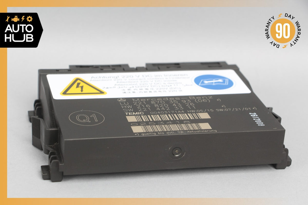 07-10 Mercedes W221 S600 Front Left or Right Seat Contour Control Module OEM - photo 7