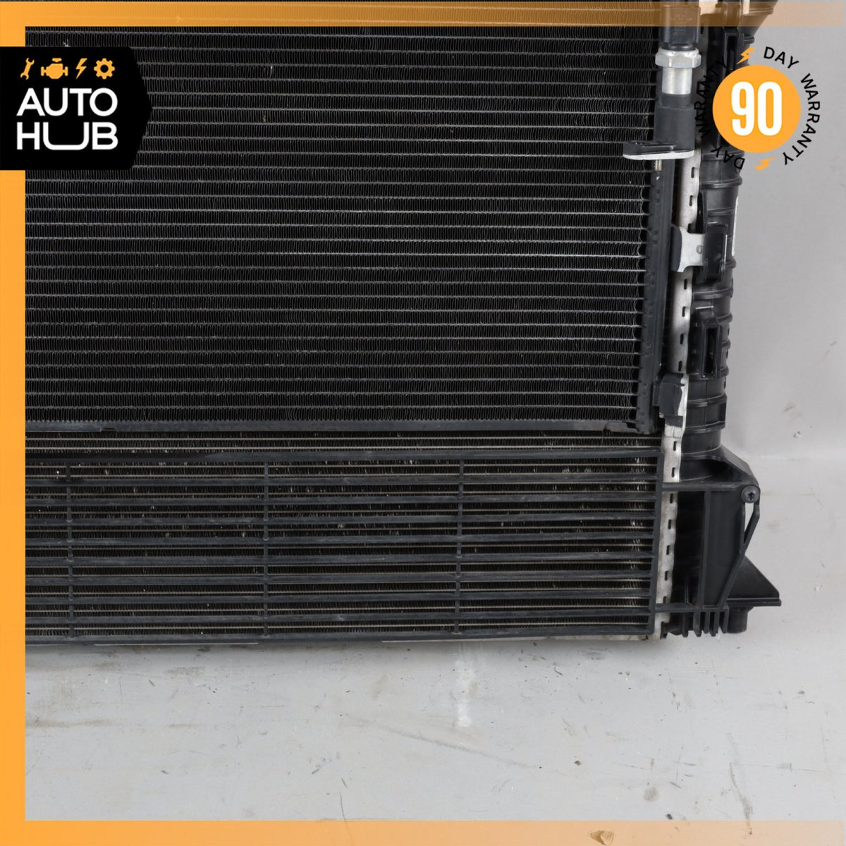 15-25 Porsche Macan 95B Engine Cooling Radiator A/C Condenser Cooler OEM - photo 6