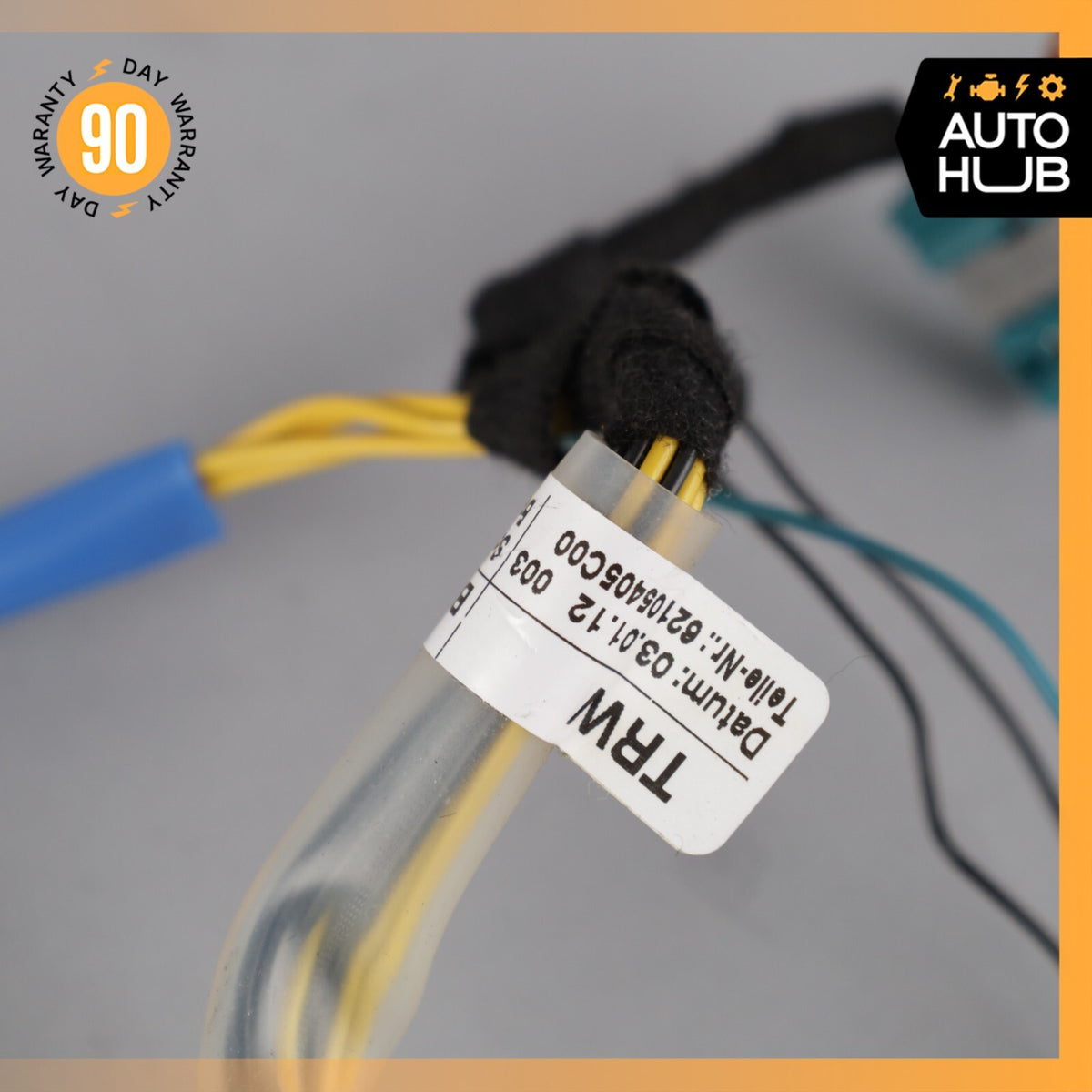 12-18 Bentley Continental GTC GT Steering Wheel Driver Airbag Wiring Harness 71k - photo 9