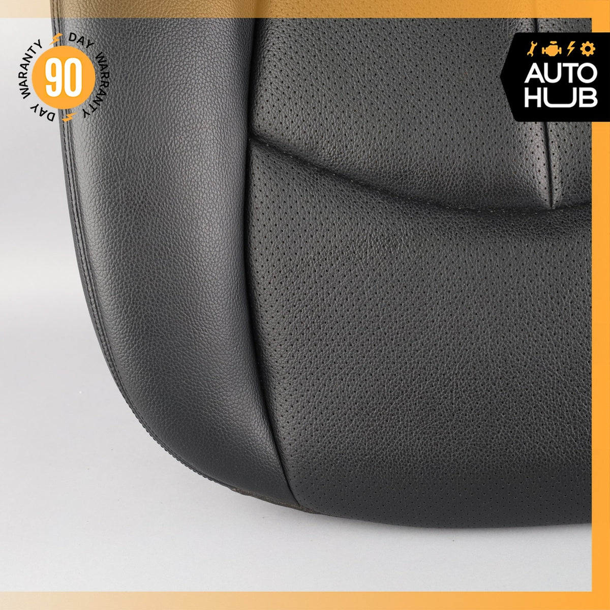 07-09 Mercedes W211 E320 E550 Front Right Bottom Lower Seat Cushion Black OEM - photo 5