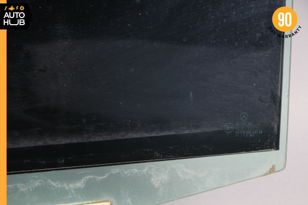 92-95 Mercedes W124 280E 300E Sedan Rear Left Driver Side Door Window Glass - photo 5
