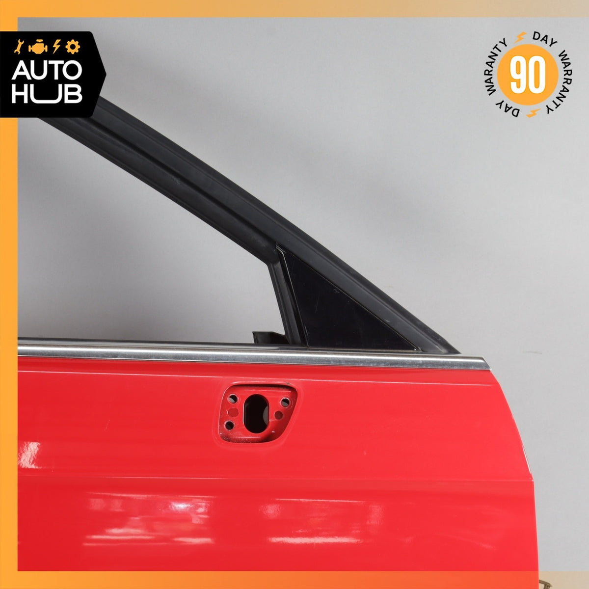 16-18 Audi 8V A3 E-Tron Door Shell Front Right Passenger Side Red OEM 78k - photo 3