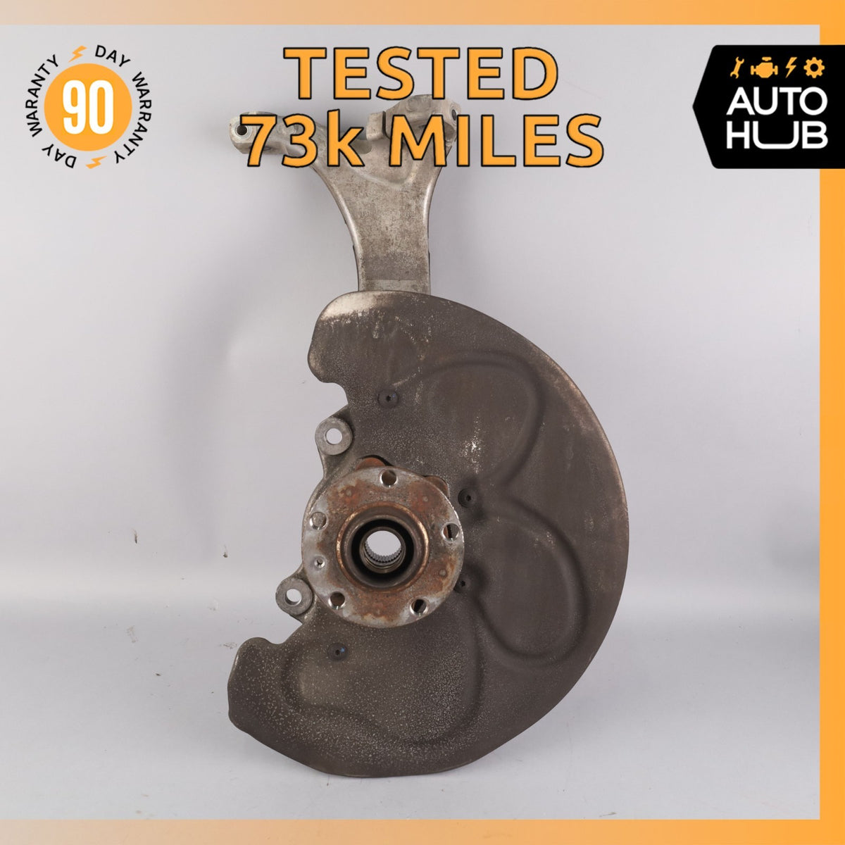 12-13 Bentley Continental GT GTC Front Right Side Spindle Knuckle Hub OEM 73k - photo 1