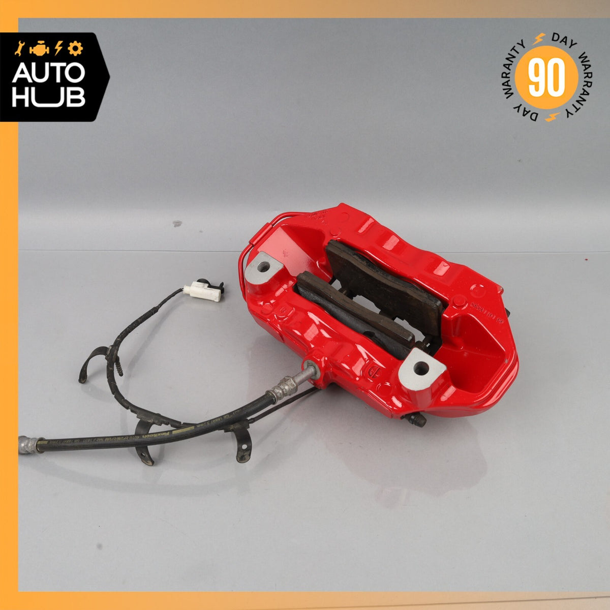 Aston Martin DB11 Rear Left Driver Side Brake Caliper Brembo Red OEM - photo 8