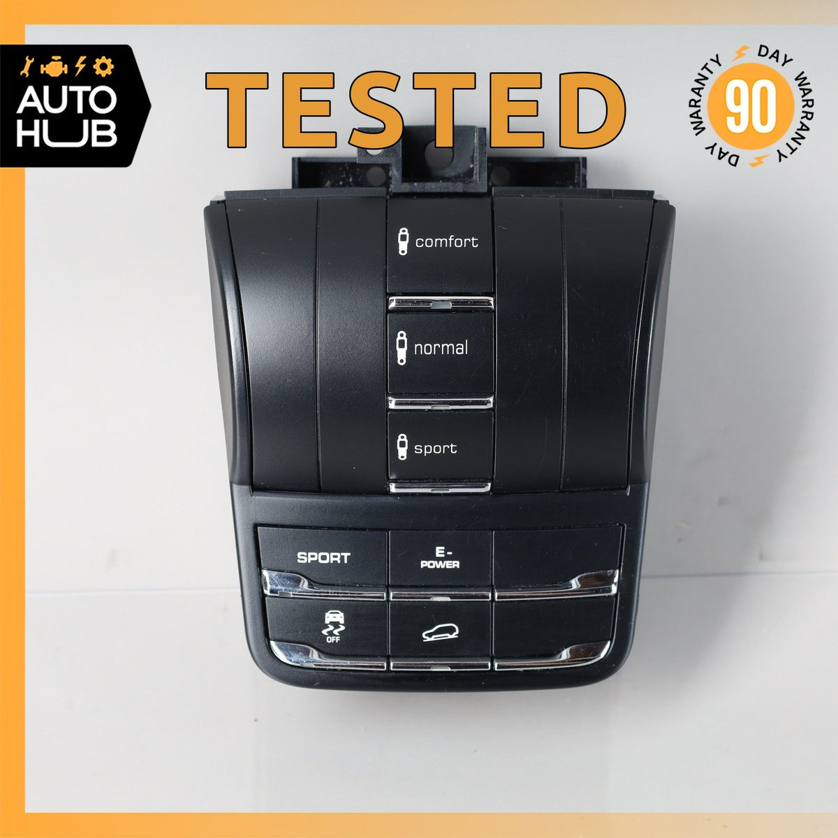 2014 Porsche Cayenne 958 Hybrid S Suspension Mode Selector Switch Panel OEM - photo 1