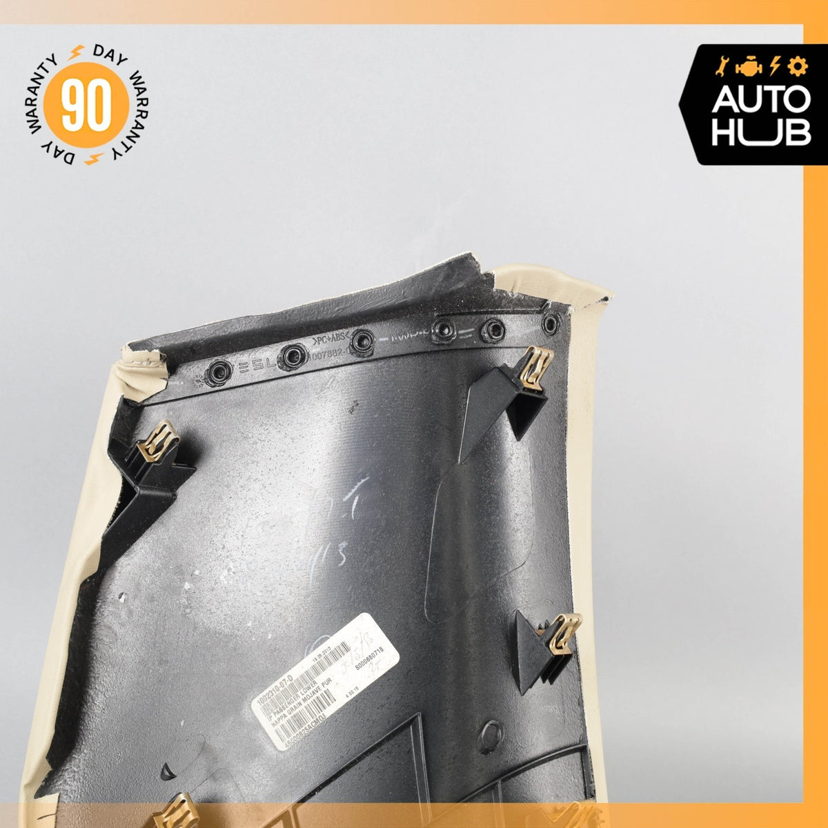 12-15 Tesla Model S Dashboard Right Side Lower Trim Cover OEM 63k - photo 14