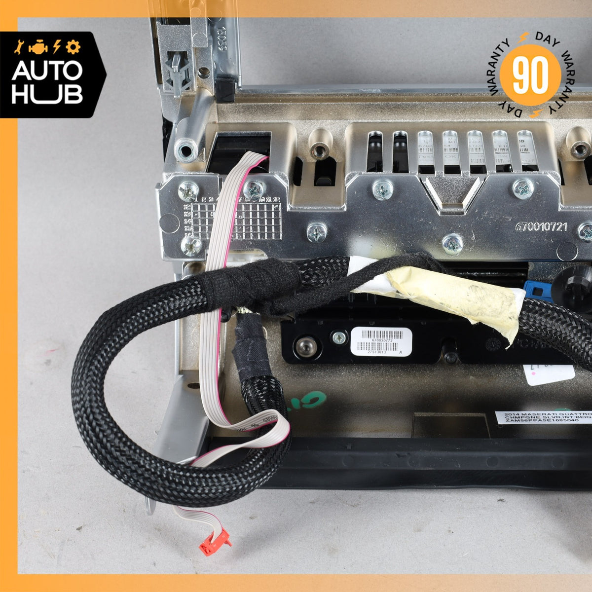 14-17 Maserati Quattroporte M156 GTS AC A/C Heater Climate Control w/ Trim OEM - photo 18