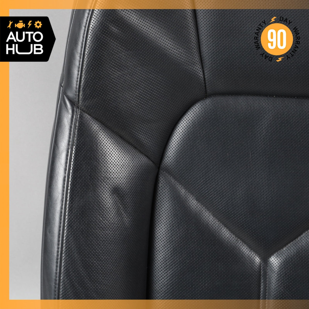 15-18 Porsche Macan S 95B Front Left Side Seat Upper Cushion Leather Black OEM - photo 7
