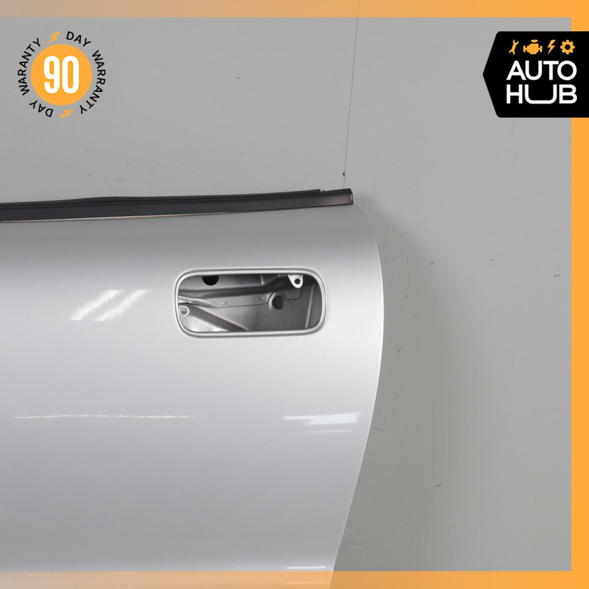 02-07 Maserati M138 Coupe 4200 GT Left Side Door Shell Frame Panel Silver OEM - photo 5