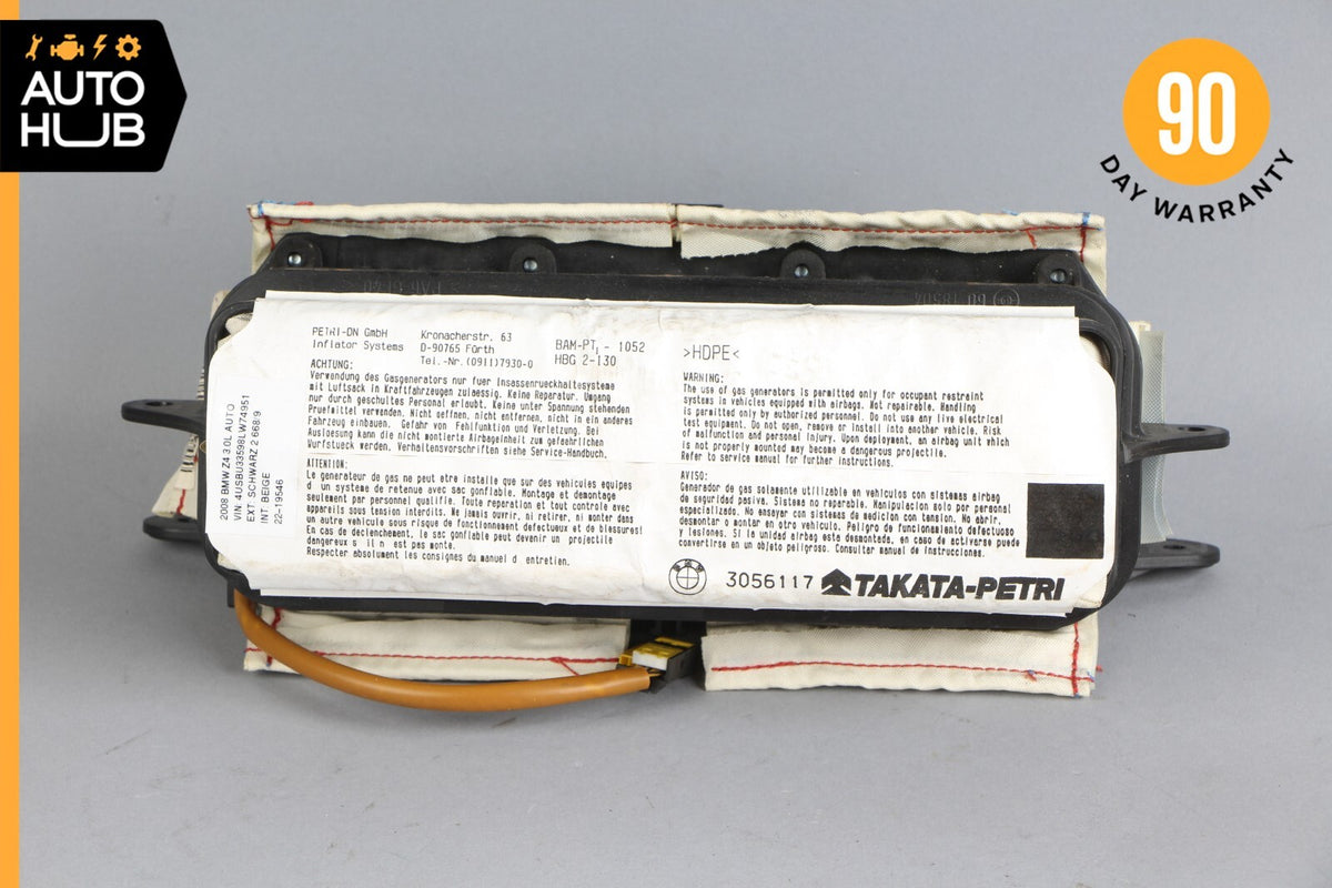 03-08 BMW Z4 E85 E86 Dashboard Glove Box Passenger Airbag 72126967481 OEM - photo 1