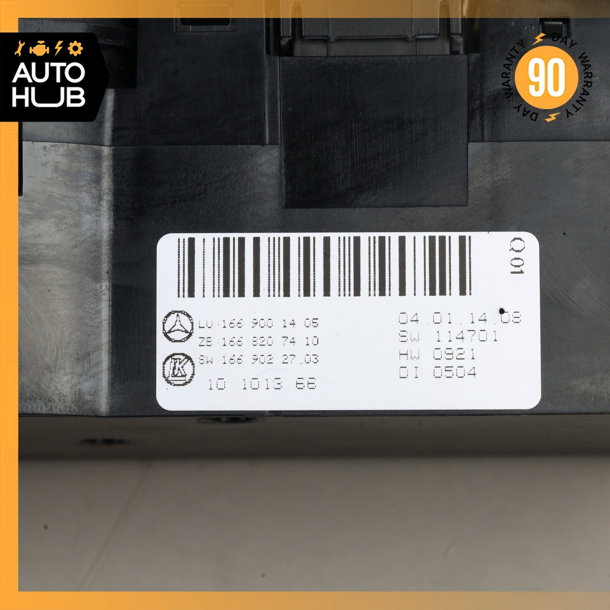 Mercedes X166 GL450 Rear A/C Heater Climate Control Switch OEM - photo 11