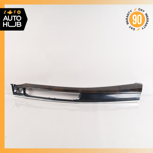 14-18 BMW F15 X5 Dashboard Center Cover Panel Trim Molding Wood OEM - photo 1