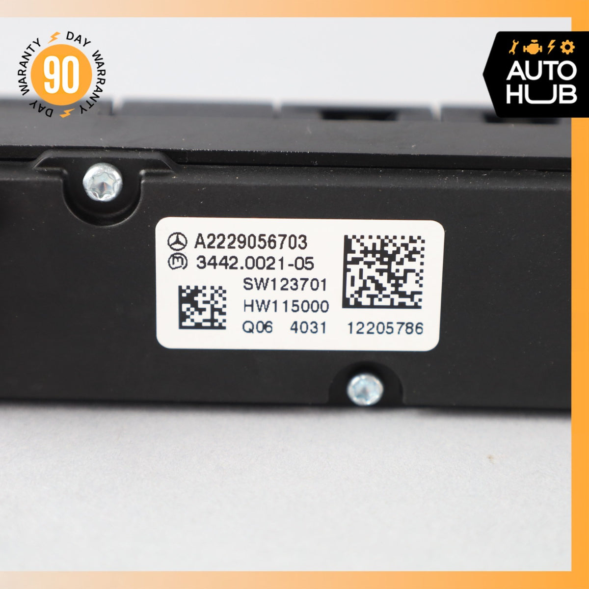 2014 Mercedes W222 S63 AMG Rear Headrest Screen Roller Dimmer Switch OEM - photo 7
