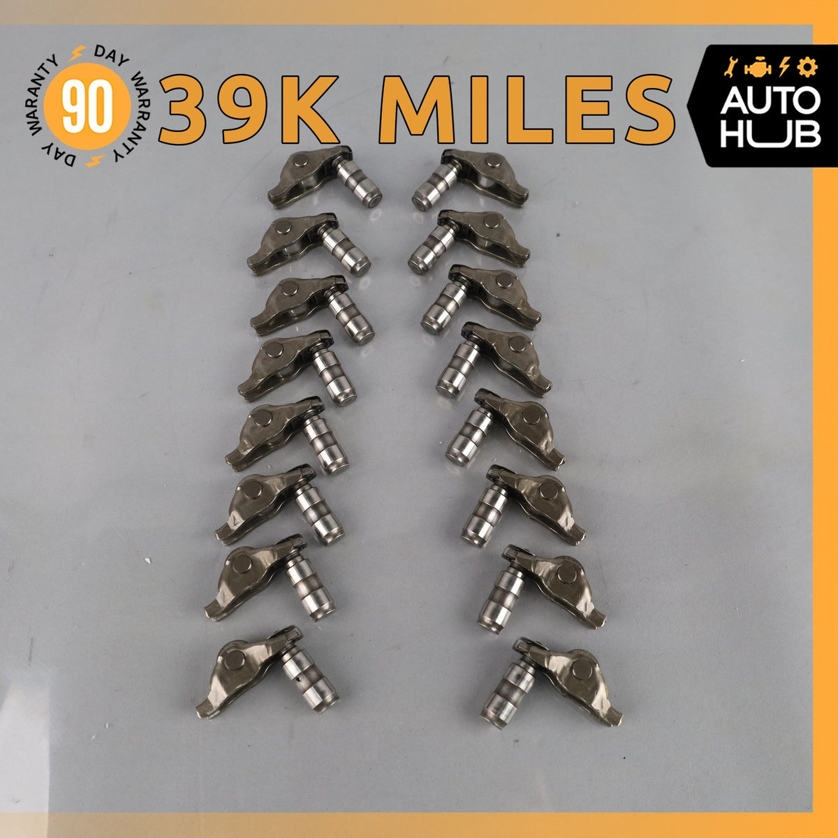 Mercedes W205 C63 S63 AMG M177 Camshaft Rocker Arm & Valve Lifter Set of 16 OEM - photo 1