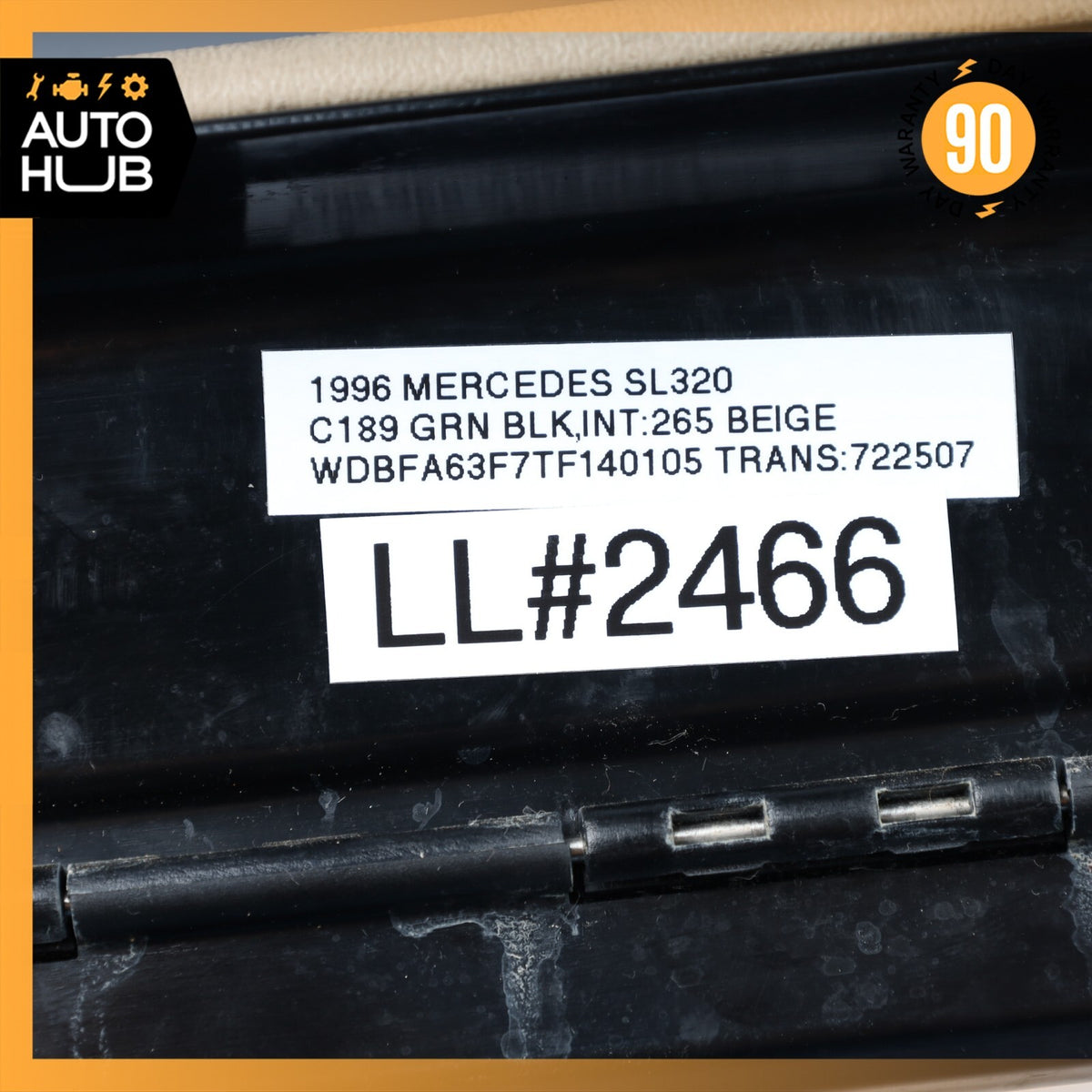 Mercedes R129 SL320 SL500 Right Interior Door Panel Storage Compartment OEM - photo 12