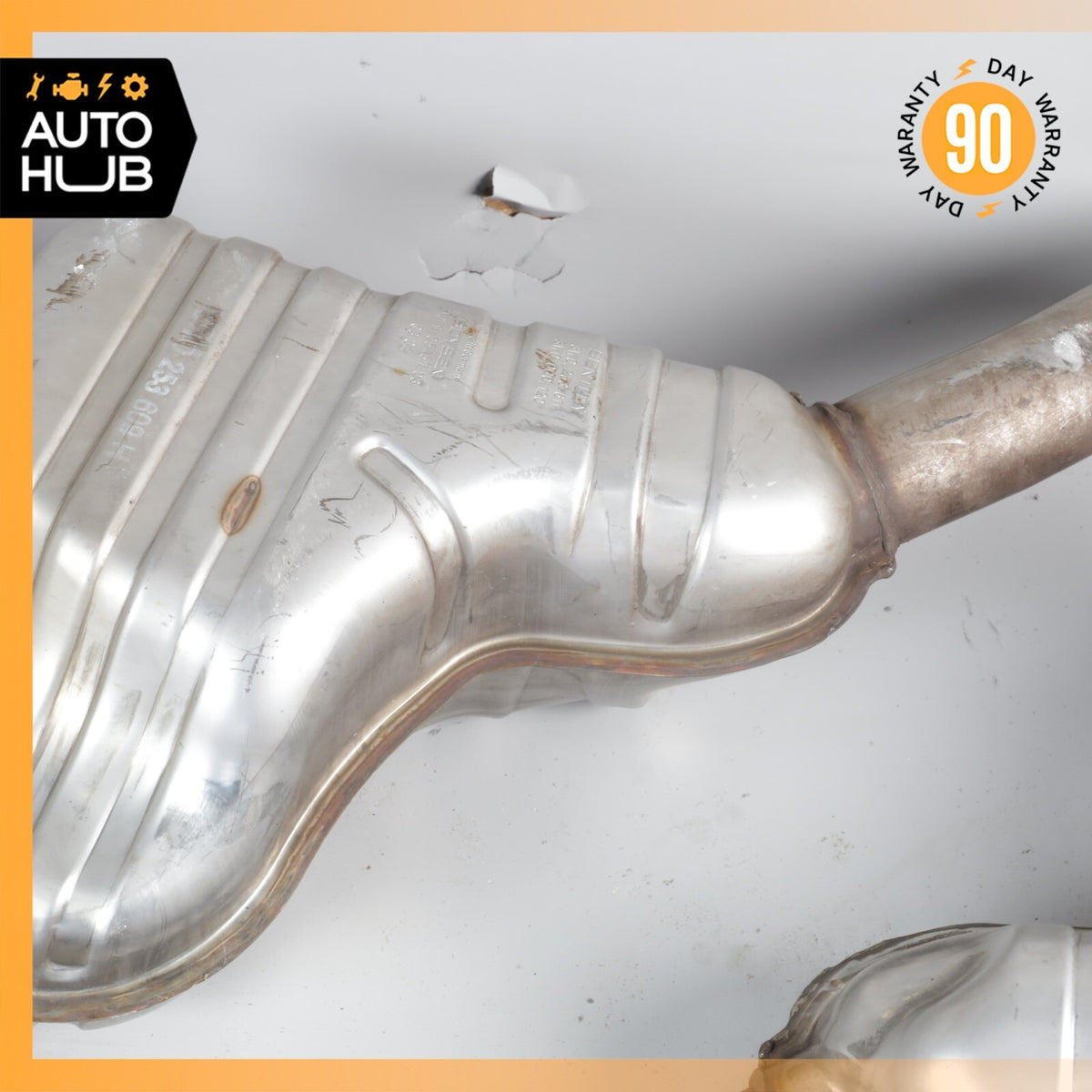 03-12 Bentley Continental GT Exhaust Muffler Mufflers Right & Left Set OEM 36k - photo 4