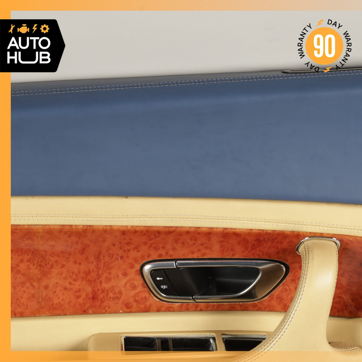 03-10 Bentley Continental GT Coupe Left Driver Side Interior Door Panel OEM 36k - photo 5
