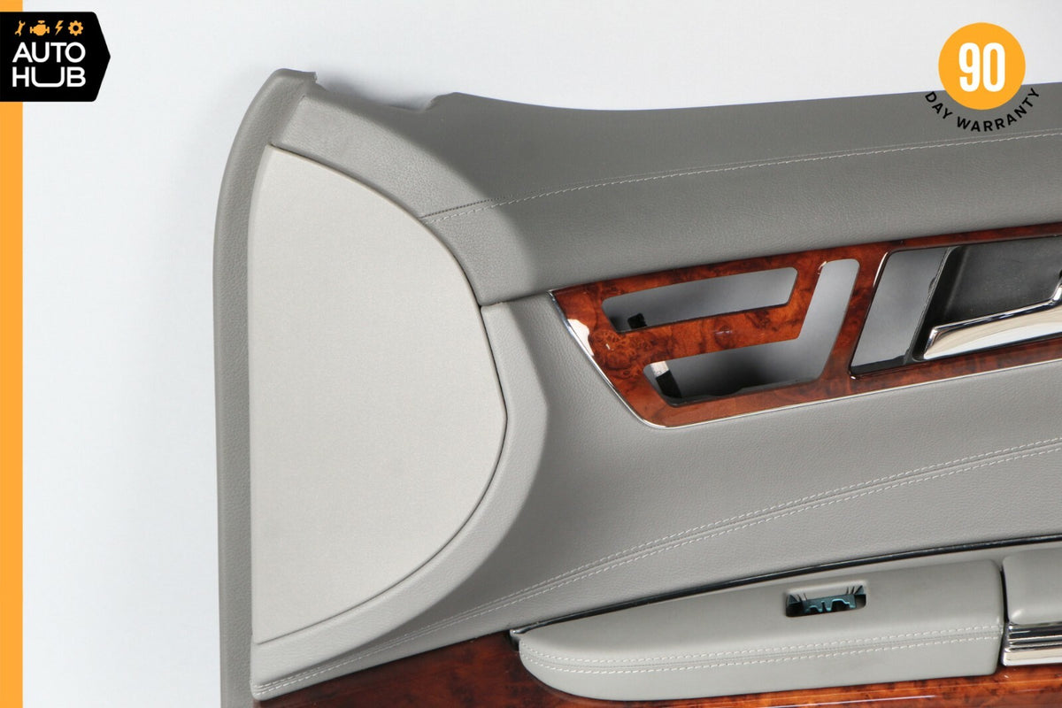 07-10 Mercedes W216 CL550 Front Right Passenger Interior Door Panel Gray OEM - photo 5