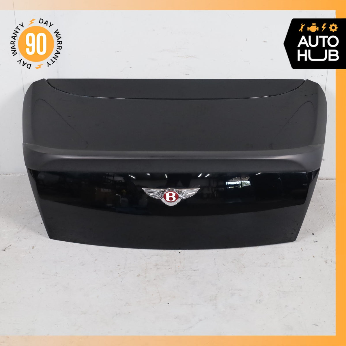 12-14 Bentley Continental GT Coupe Trunk Lid Panel Assembly w/ Spoiler OEM 73k - photo 2