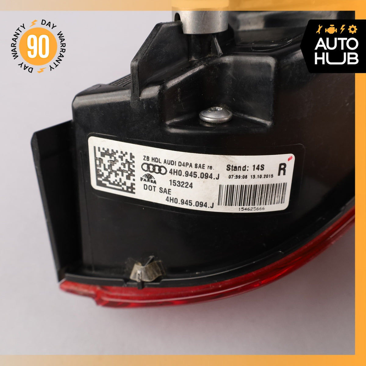 15-18 Audi D4 A8 Rear Right Passenger Inner Tail Light Lamp LED 4H0945094J OEM - photo 19