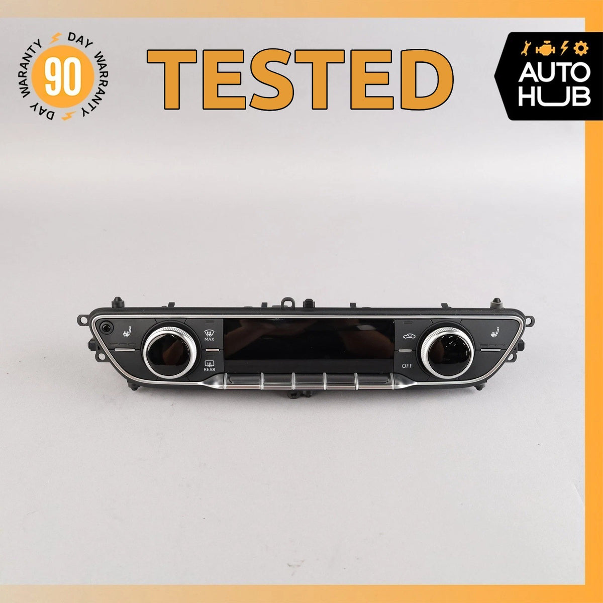 18-25 Audi 8R Q5 SQ5 Dashboard A/C AC Climate Control Panel Switch Black OEM - photo 1