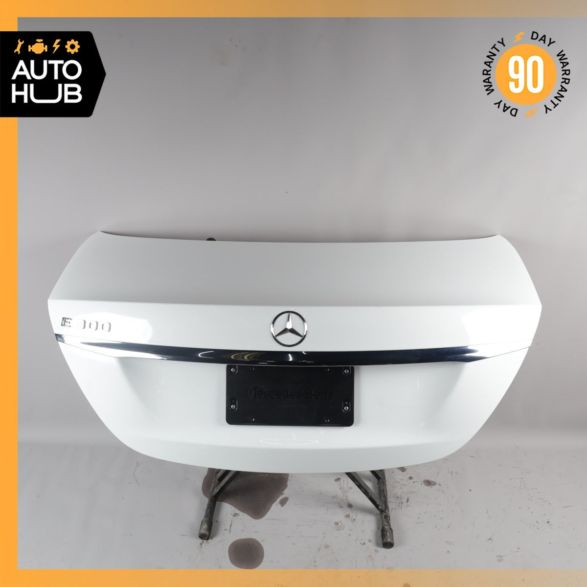 17-20 Mercedes W213 E300 E450 Trunk Lid Panel Assembly White OEM 52k - photo 2