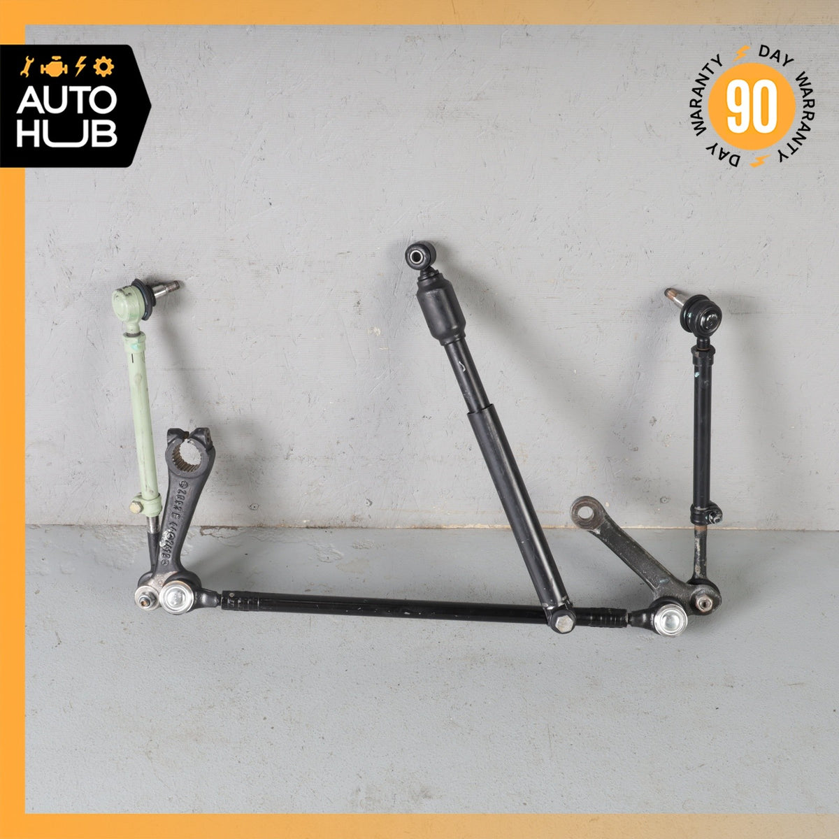 89-95 Mercedes W124 300E E320 Power Steering Rack Gear Linkage Set OEM - photo 2