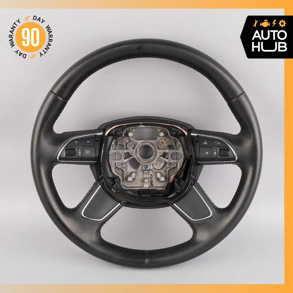 Audi 4G8 A7 S7 Steering Wheel Black 4G0419091M OEM - photo 2