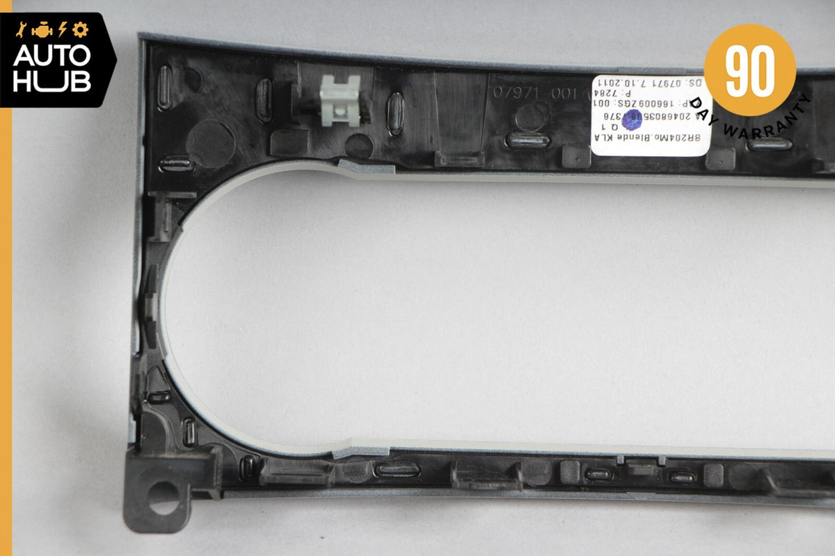 12-14 Mercedes W204 C300 C63 AC A/C Climate Control Switch Trim Bezel Gray OEM - photo 7