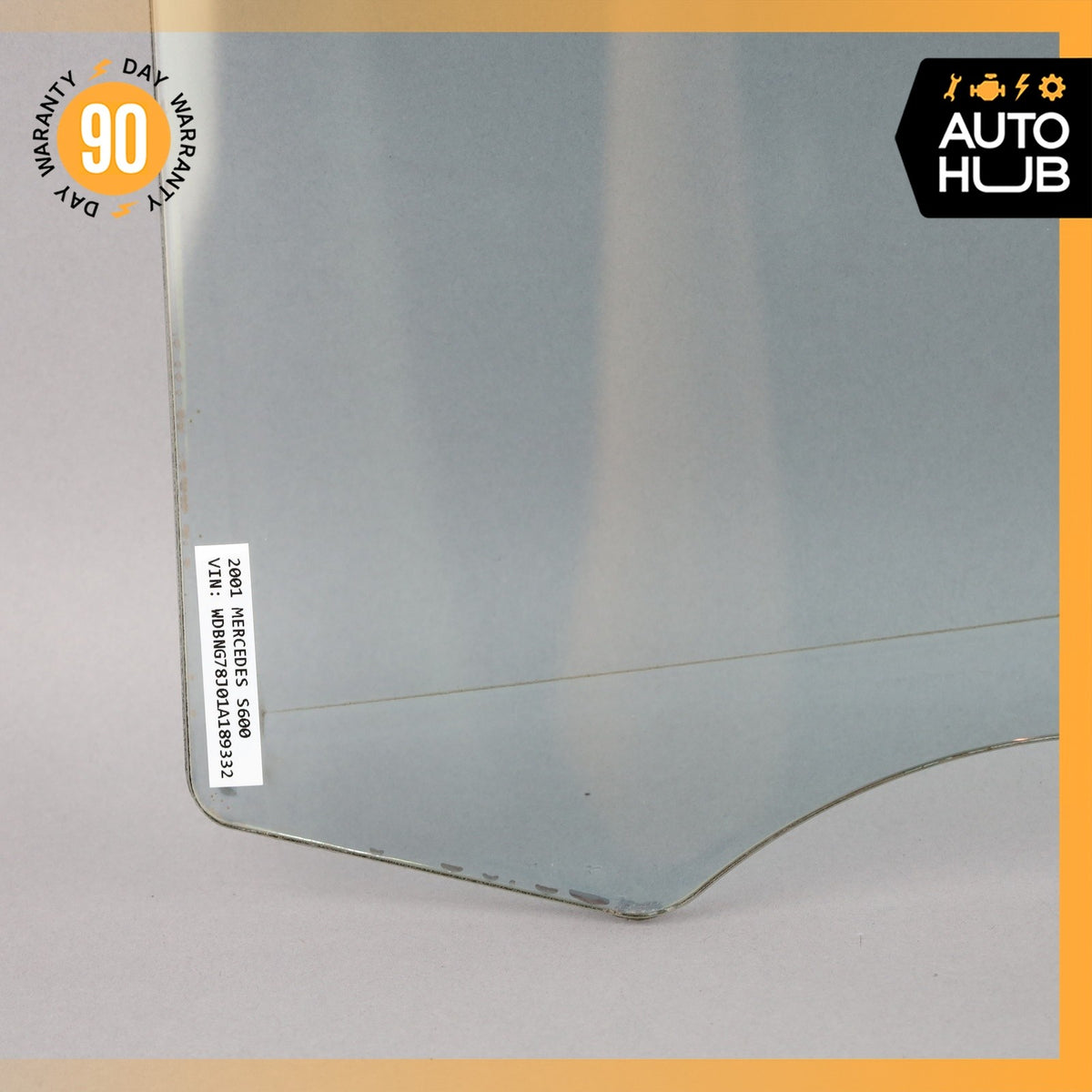 00-06 Mercedes W220 S600 S55 AMG Rear Right Passenger Side Window Glass OEM - photo 17