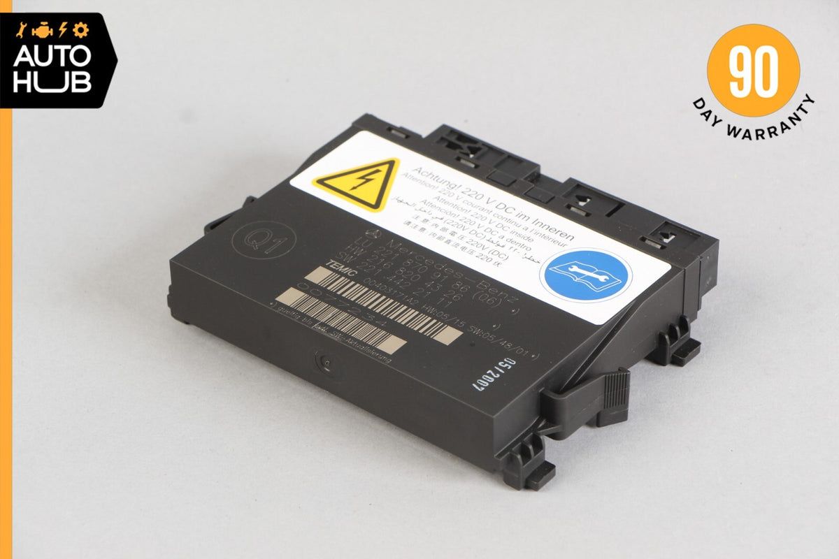 07-10 Mercedes W221 S600 CL550 Front Left or Right Seat Contour Control Module - photo 1