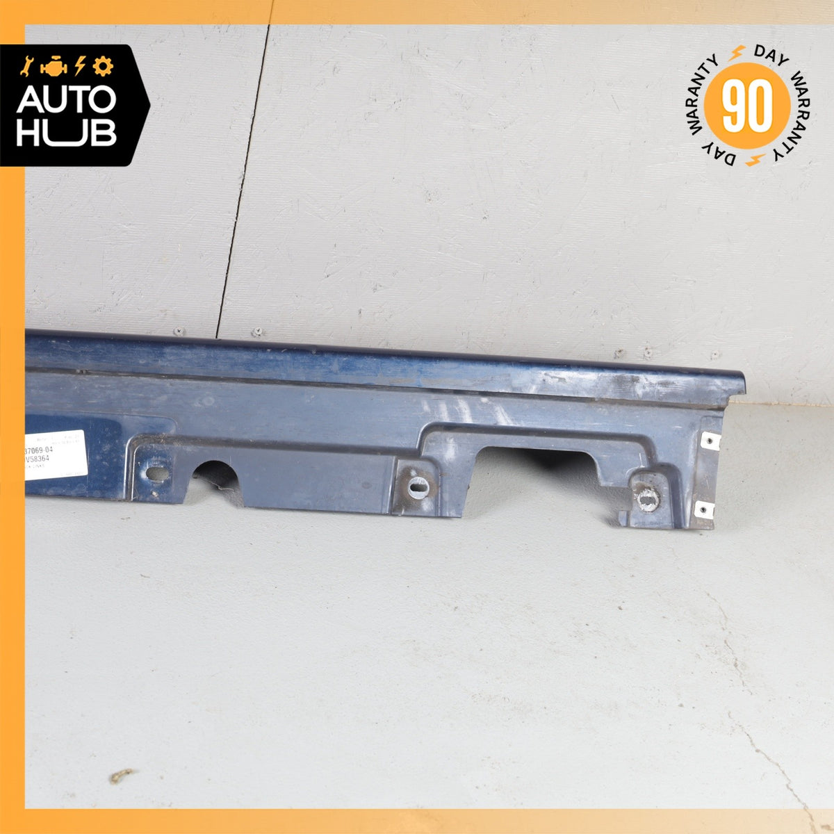 11-16 BMW F10 528i 550i Left Driver Side Rocker Panel Side Skirt Blue OEM - photo 11