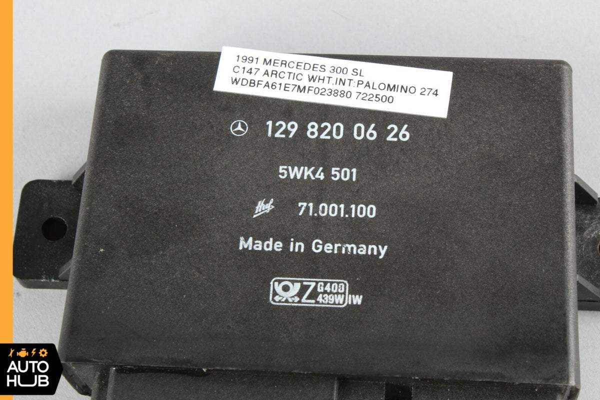 90-95 Mercedes R129 500SL 300SL SL500 Anti Theft Key Alarm Control Module OEM - photo 6