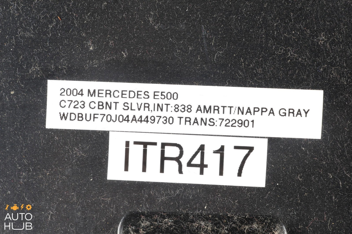 03-06 Mercedes W211 E350 E500 Dashboard Glove Box Storage Compartment Grey OEM - photo 12