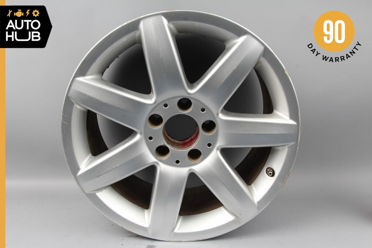 Mercedes R230 SL500 SL600 8.5 X R17 17" Wheel Rim Silver 2304010902 OEM - photo 1
