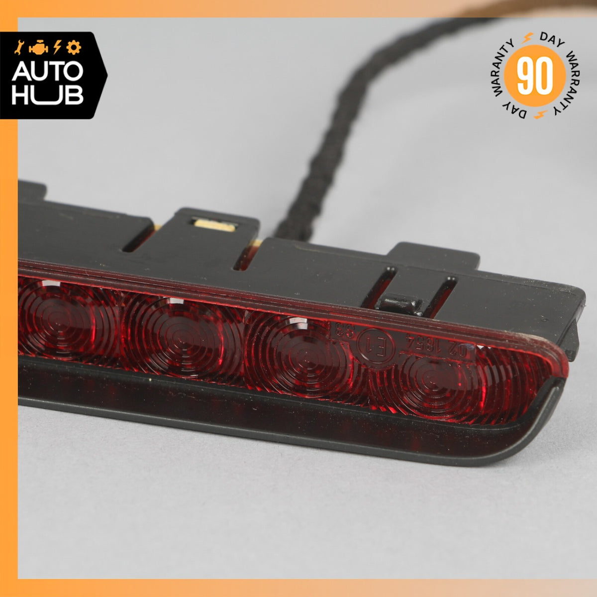 07-14 Mercedes W221 S600 CL550 S400 Rear 3RD Third Brake Stop Light Black OEM - photo 2