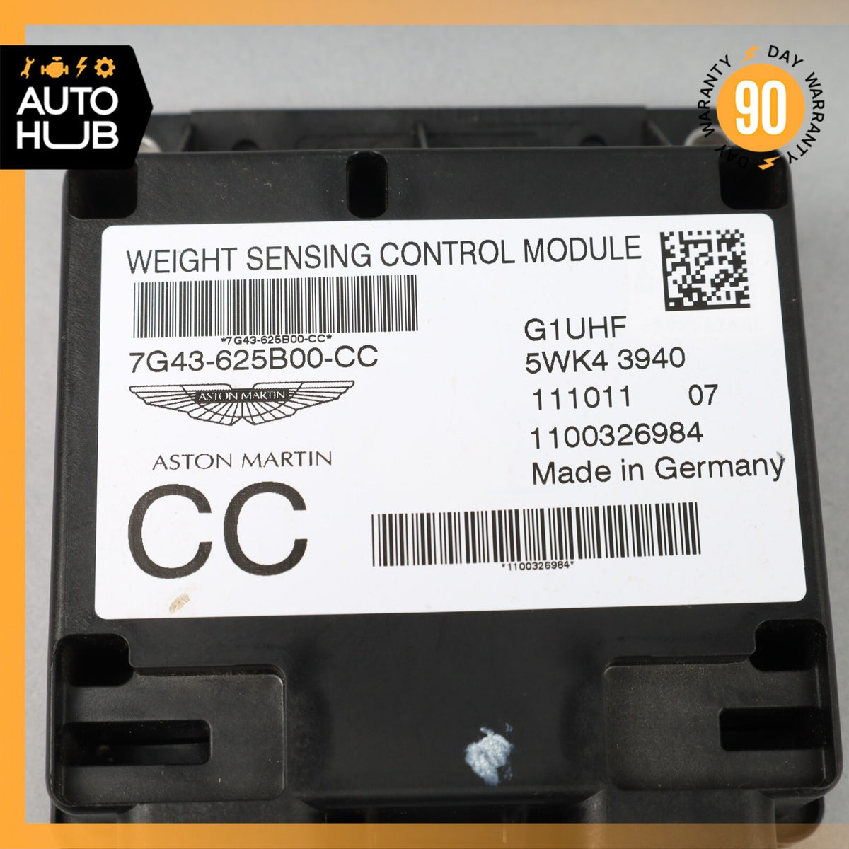 10-19 Aston Martin Rapide DB9 Right Seat Weight Sensor Control Module OEM - photo 8