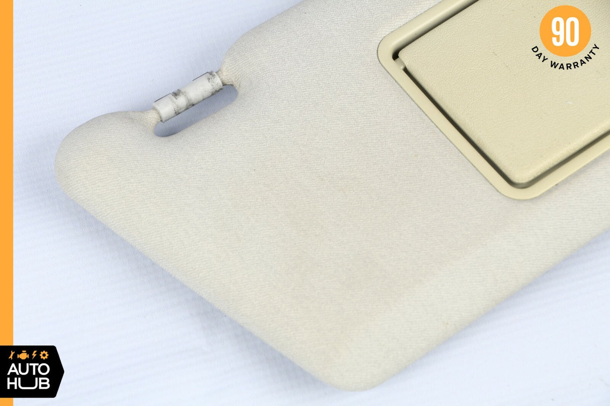 96-99 Mercedes W210 E320 E55 AMG Sunvisor Sun Visor Right Passenger Beige OEM - photo 5
